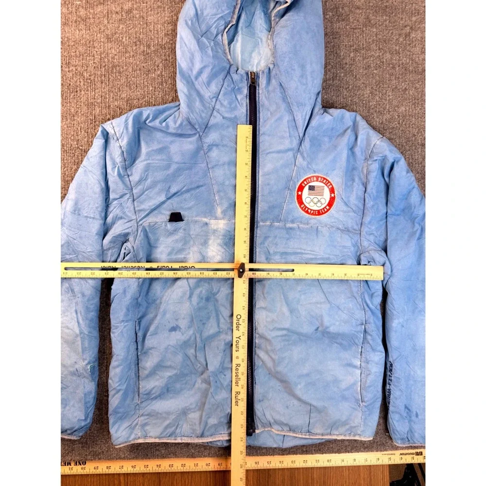 Nike ACG Team USA Olympic Jacket Mens Small Blue Primaloft Insulated Y2K Puffer